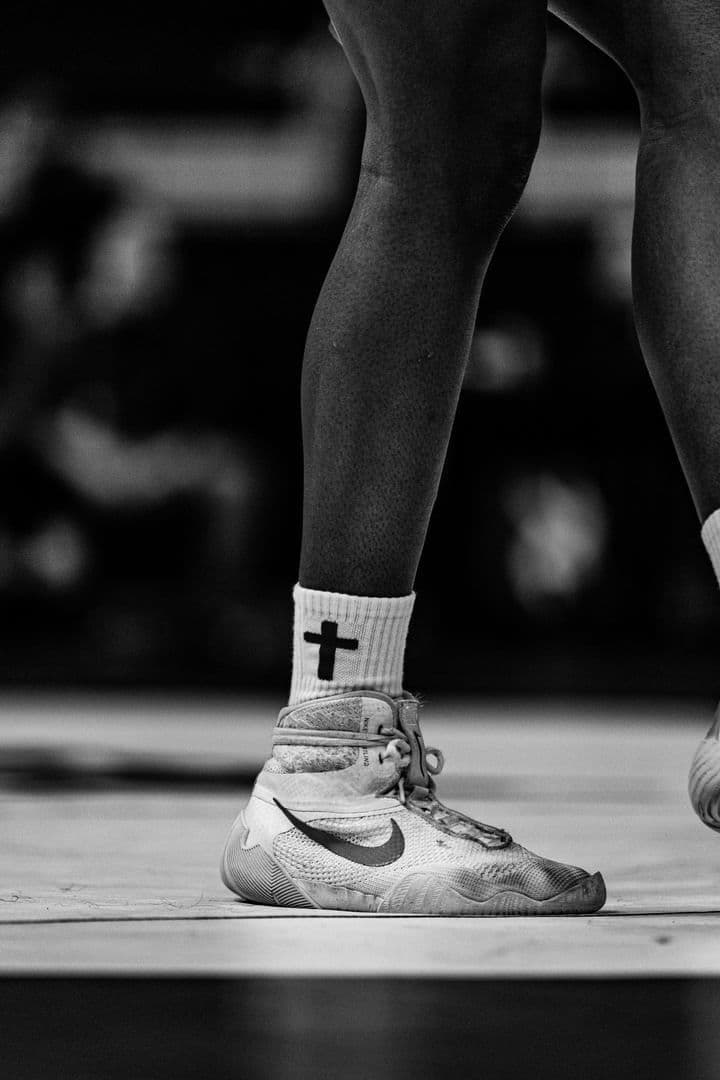 pathos socks on wrestler
